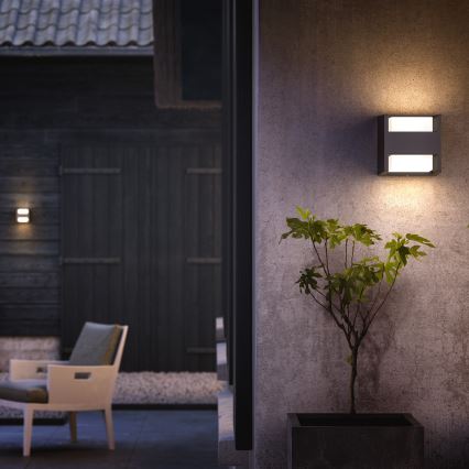 Philips 16459/93/16 - LED vonkajšie svietidlo MYGARDEN ARBOUR 2xLED/4,5W/230V
