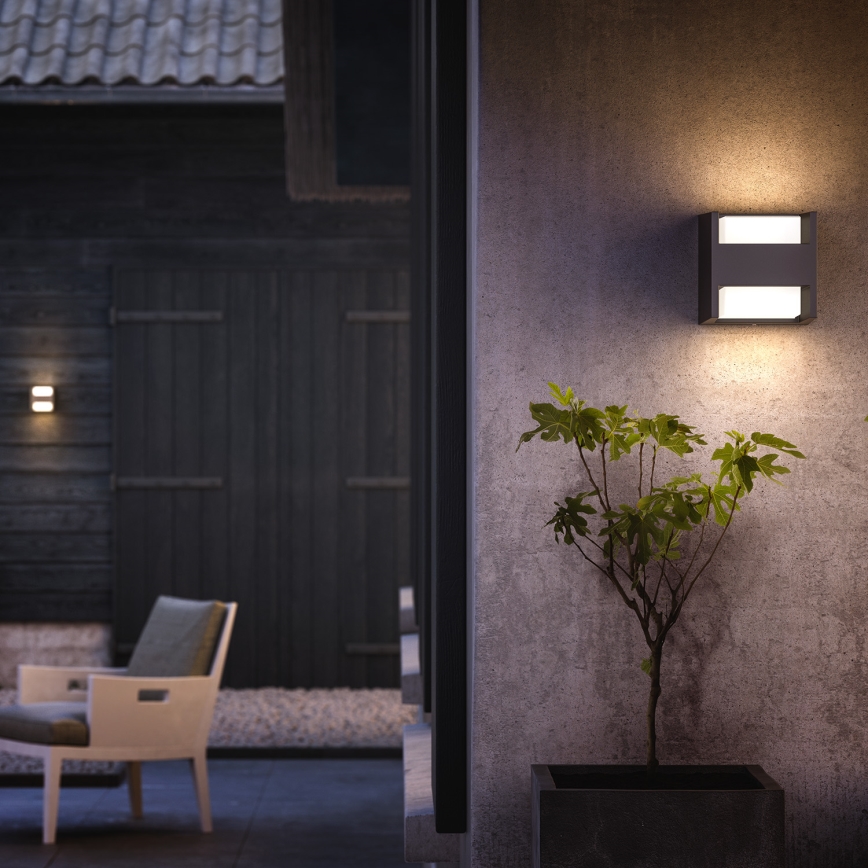 Philips 16459/93/16 - LED vonkajšie svietidlo MYGARDEN ARBOUR 2xLED/4,5W/230V