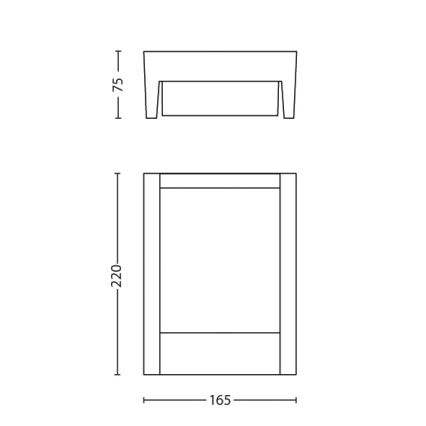Philips 16460/93/16 - LED vonkajšie svietidlo MYGARDEN ARBOUR 1xLED/6W/230V