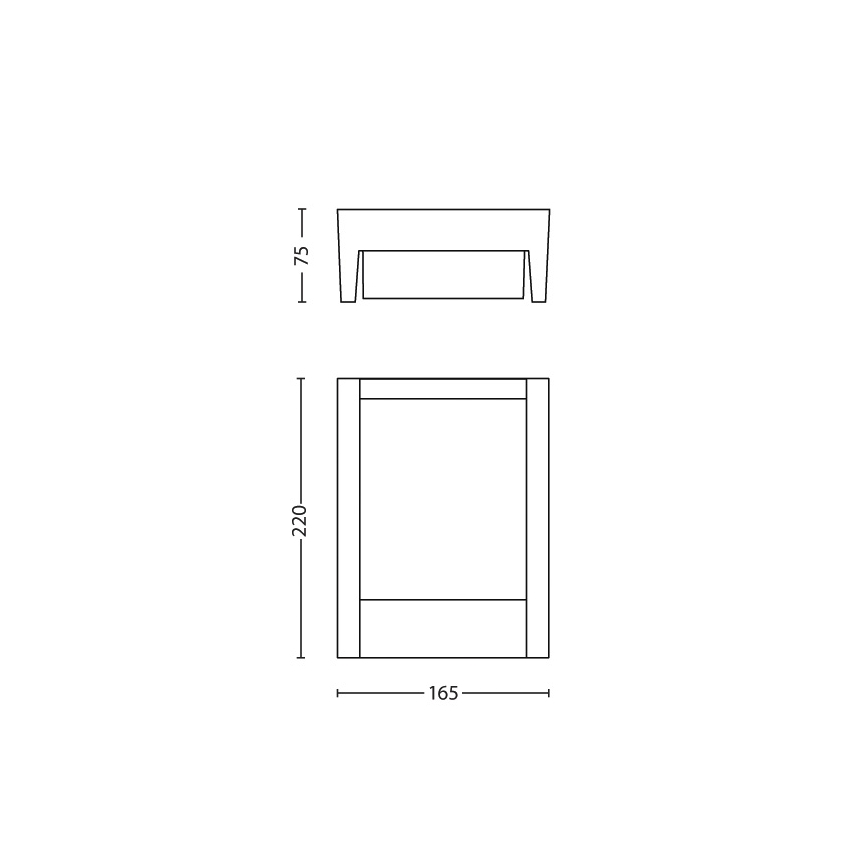 Philips 16460/93/16 - LED vonkajšie svietidlo MYGARDEN ARBOUR 1xLED/6W/230V