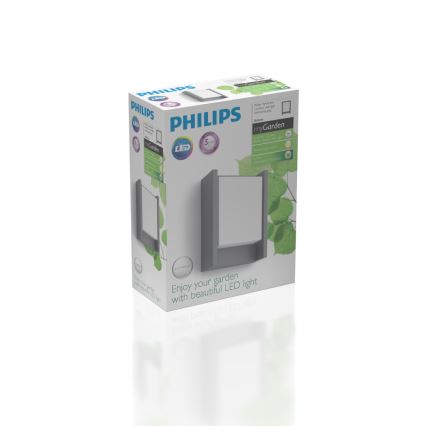 Philips - LED Vonkajšie nástenné svietidlo LED/6W/230V 2700K IP44