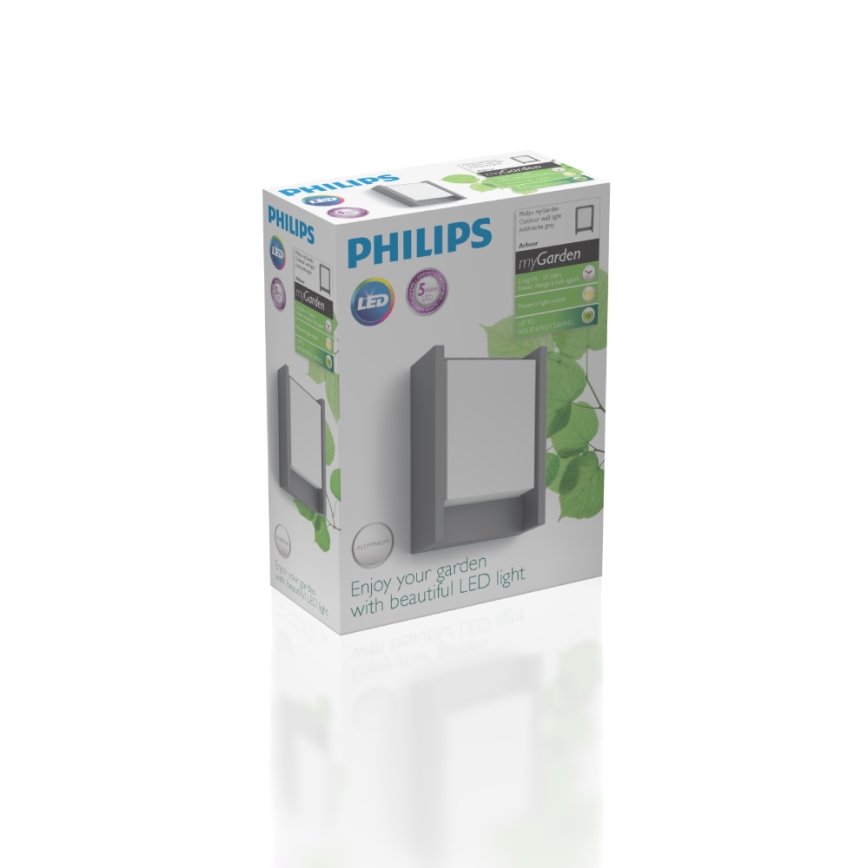 Philips - LED Vonkajšie nástenné svietidlo LED/6W/230V 2700K IP44
