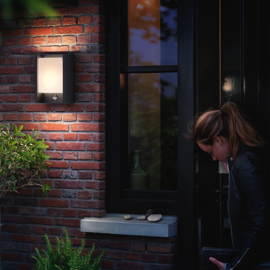 Philips 16461/93/16 - LED vonkajšie svietidlo s čidlom MYGARDEN ARBOUR 1xLED/6W/230V