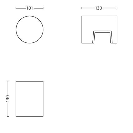 Philips - LED vonkajšie svietidlo 1xLED/6W/230V IP44