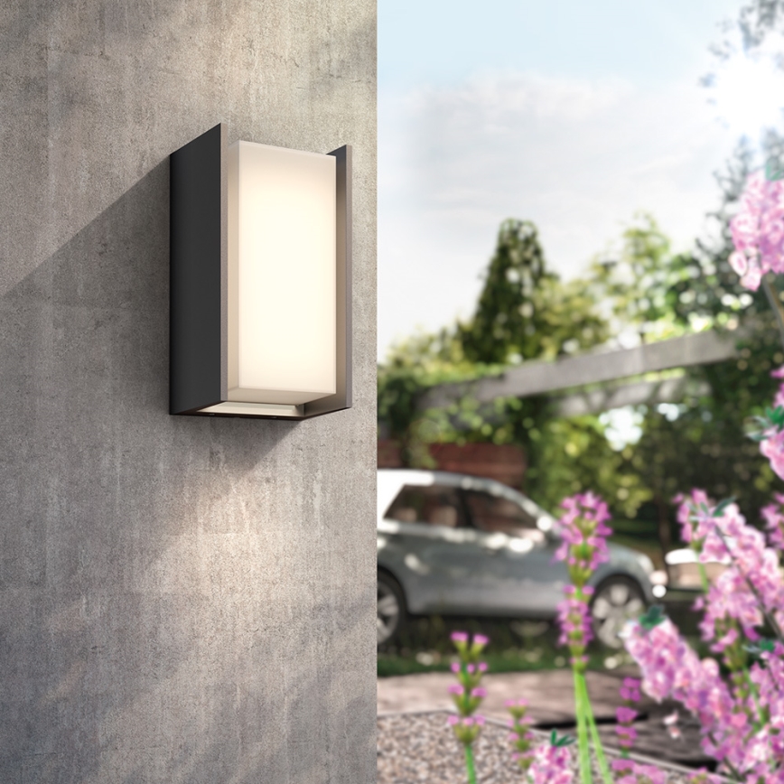 Philips 16472/93/P0 - LED Stmievateľné vonkajšie nástenné svietidlo HUE TURACO 1xE27/9,5W/230V