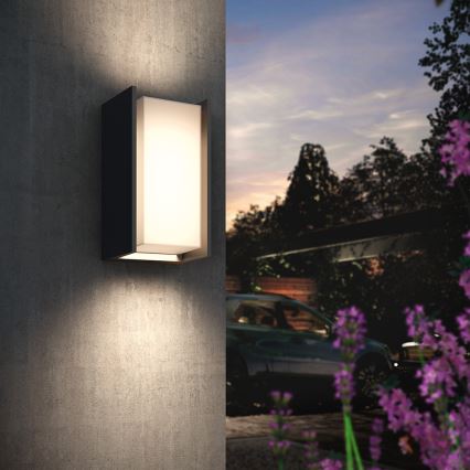Philips 16472/93/P0 - LED Stmievateľné vonkajšie nástenné svietidlo HUE TURACO 1xE27/9,5W/230V