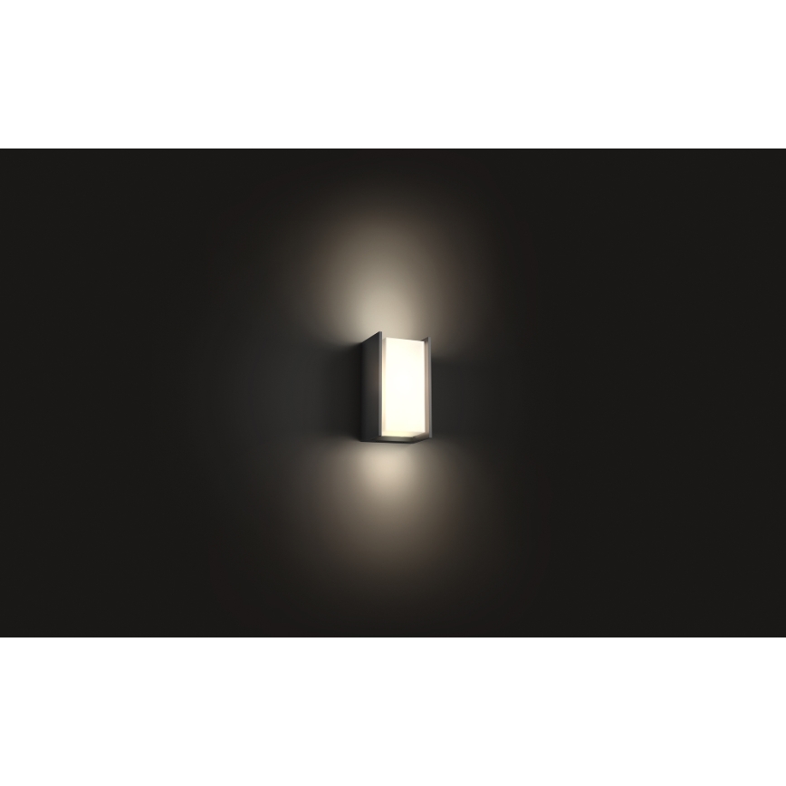 Philips - LED Stmievateľné vonkajšie nástenné svietidlo Hue TURACO 1xE27/9,5W/230V IP44