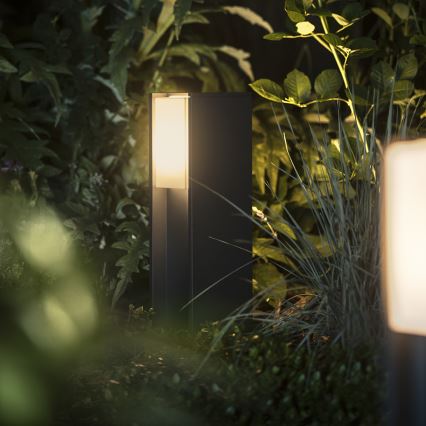 Philips 16473/93/P0 - LED Stmievateľná vonkajšia lampa HUE TURACO 1xE27/9,5W/230V