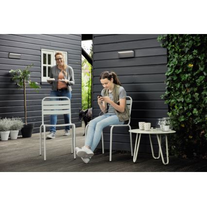 Philips 16483/93/P3 - LED Vonkajšie nástenné svietidlo MYGARDEN BUSTAN 2xLED/4,5W