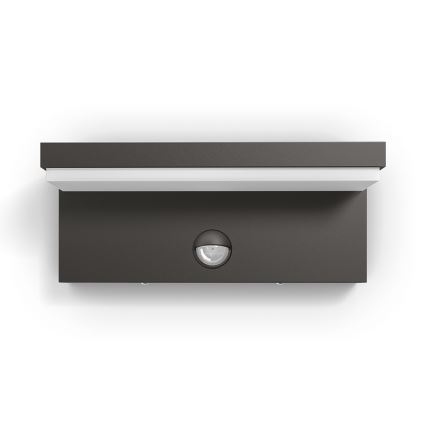 Philips 16484/93/P0 - LED vonkajšie nástenné svietidlo senzor BUSTAN 2xLED/4,5W