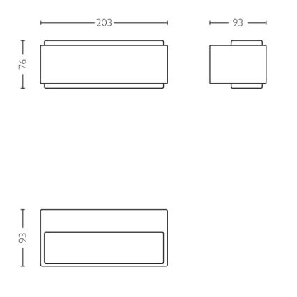 Philips - LED Stmievateľné vonkajšie svietidlo 2xLED/4,5W IP44