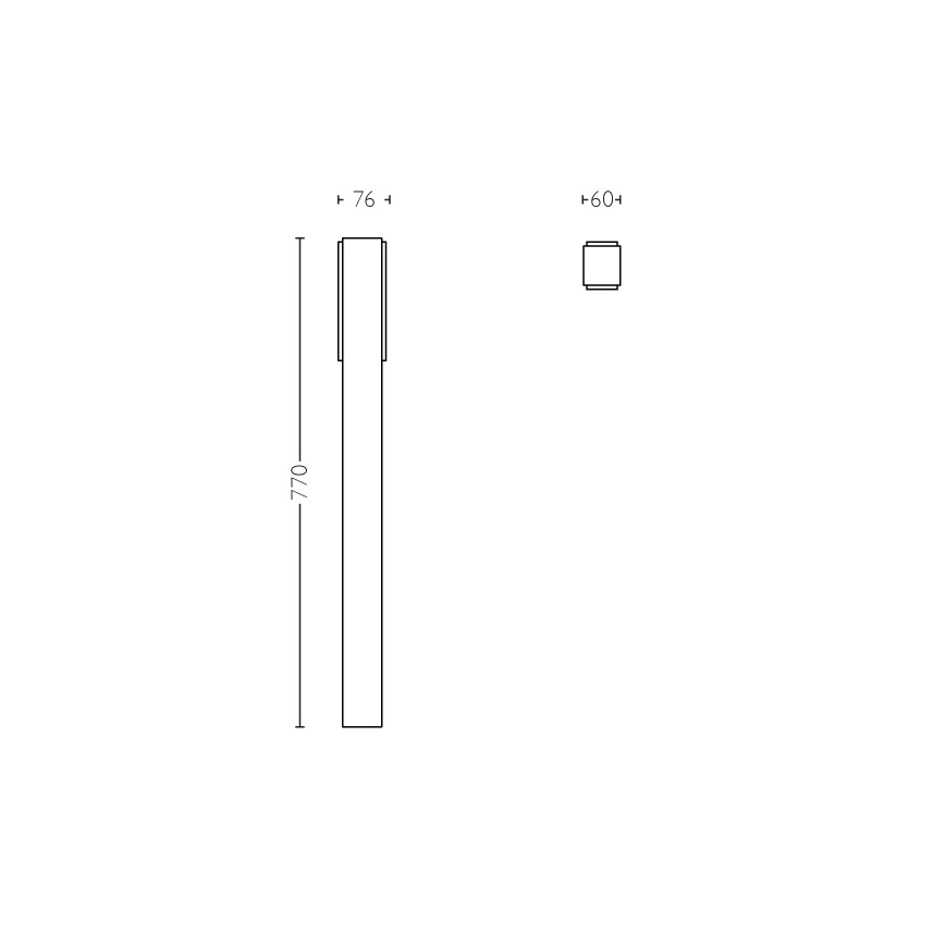 Philips - LED Vonkajšia lampa 2xLED/4,5W/230V IP44