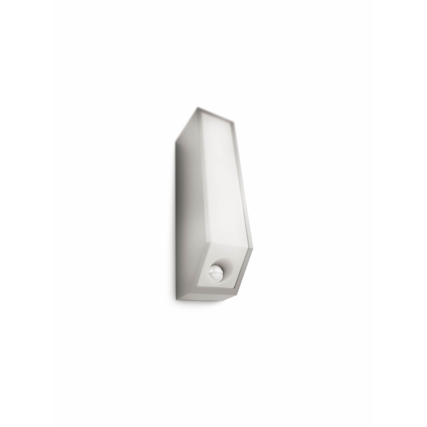 Philips 16933/87/16 - Nástenné svietidlo s čidlom MYGARDEN FEATHER 1xE27/23W/230V