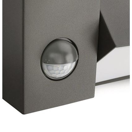 Philips 16943/93/16 - Vonkajšie svietidlo s čidlom MYGARDEN BORDER 1xE27/23W/230V