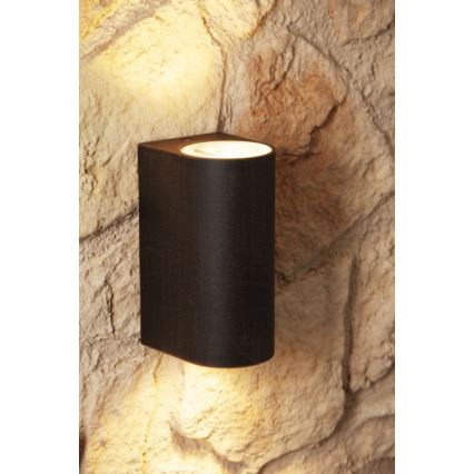 Philips 17102/86/16 - Vonkajšie nástenné svietidlo MYGARDEN NIGHTINGALE 2xGU10/35W/230V
