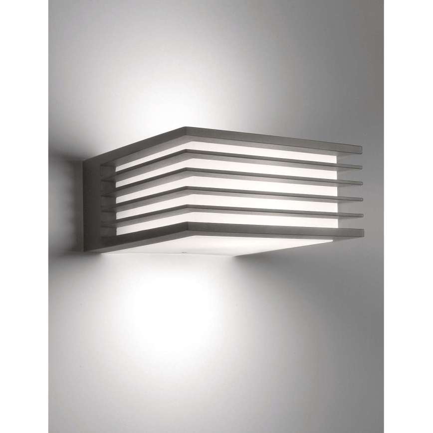 Philips 17182/93/16 - Vonkajšie nástenné svietidlo ECOMOODS SHADES 1xE27/15W/230V