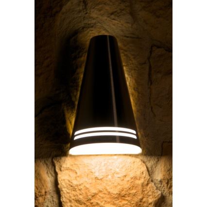 Philips 17226/47/16 - Vonkajšie nástenné svietidlo ECOMOODS 1xE27/15W/230V nerez