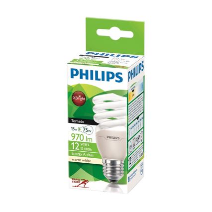 Philips 17226/47/16 - Vonkajšie nástenné svietidlo ECOMOODS 1xE27/15W/230V nerez