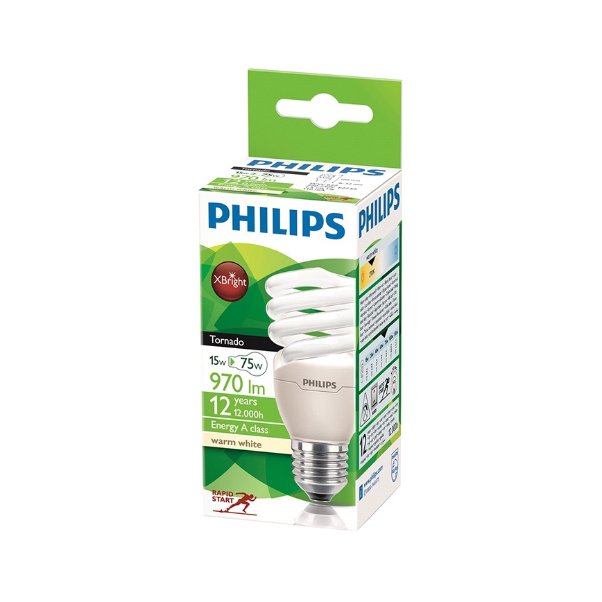 Philips 17226/47/16 - Vonkajšie nástenné svietidlo ECOMOODS 1xE27/15W/230V nerez