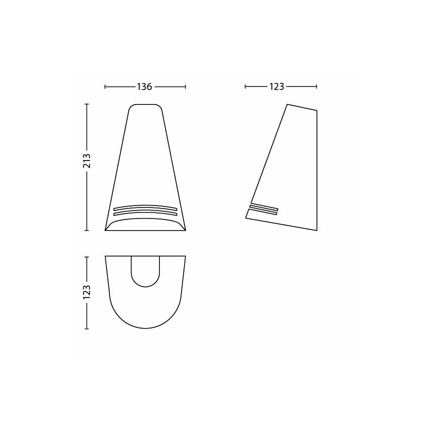 Philips 17226/47/16 - Vonkajšie nástenné svietidlo ECOMOODS 1xE27/15W/230V nerez