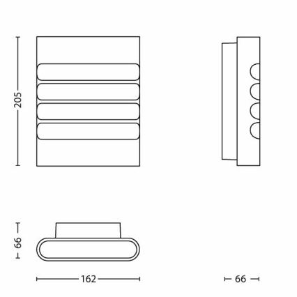 Philips - LED vonkajšie osvetlenie 1xLED/3W/230V