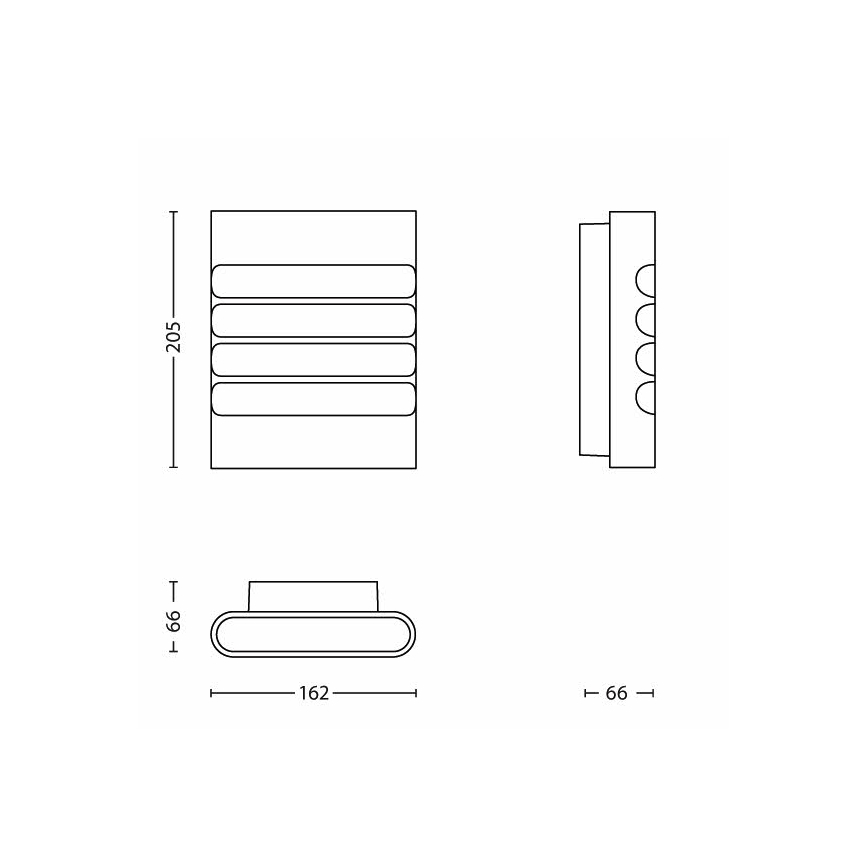 Philips - vonkajšie LED osvetlenie LED/3W/230V IP44