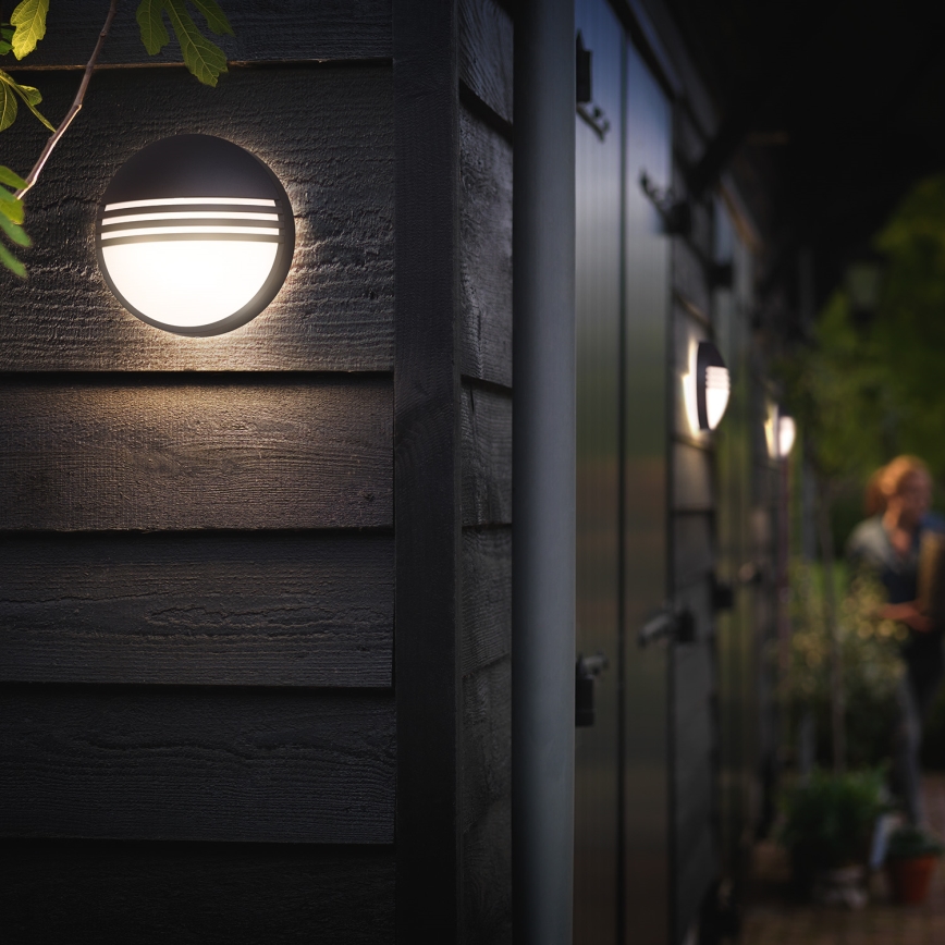 Philips 17296/30/16 - Vonkajšie nástenné svietidlo MYGARDEN YARROW 1xLED/6W/230V