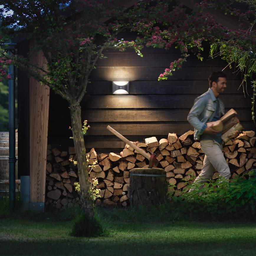 Philips 17299/47/16 - Vonkajšie senzorové svietidlo MYGARDEN HERB 1xLED/6W/230V