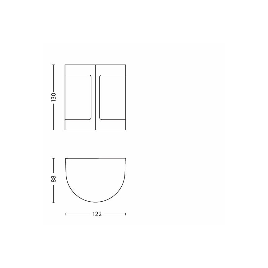 Philips 17300/47/16 - LED Vonkajšie nástenné svietidlo MYGARDEN PARROT 1xLED/3W IP44