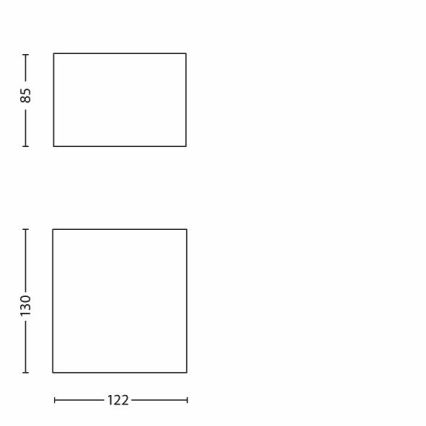 Philips - LED vonkajšie nástenné svietidlo LED/3W/230V IP44