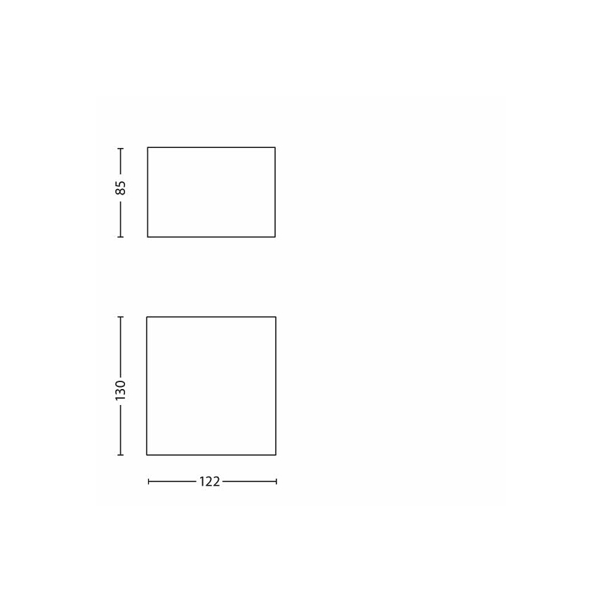 Philips - LED vonkajšie nástenné svietidlo LED/3W/230V IP44