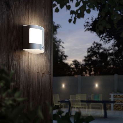 Philips 17316/47/16 - LED vonkajšie nástenné svietidlo s čidlom MYGARDEN PARROT 1xLED/3W/230V