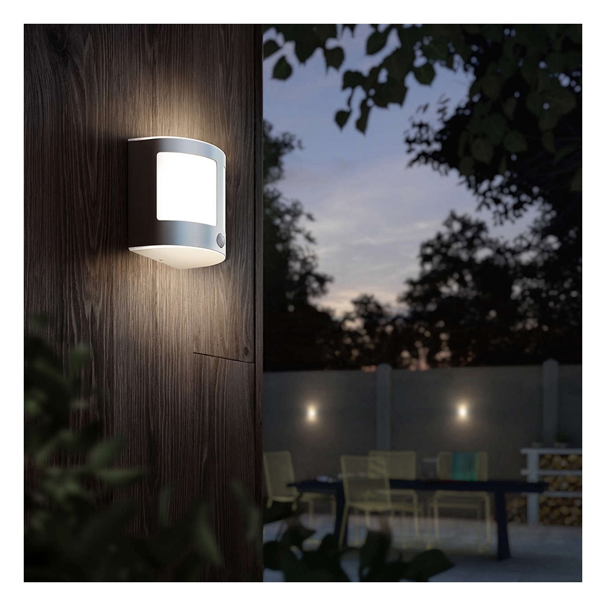 Philips 17316/47/16 - LED vonkajšie nástenné svietidlo s čidlom MYGARDEN PARROT 1xLED/3W/230V