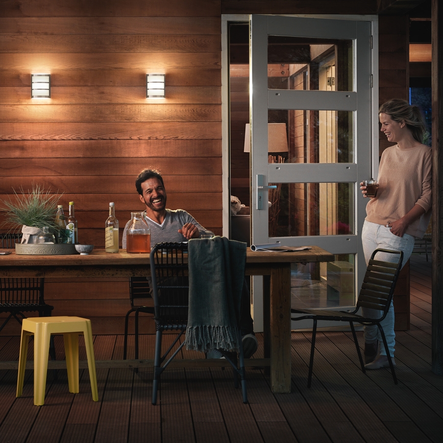 Philips 17323/47/16 - Vonkajšie nástenné svietidlo MYGARDEN PYTHON 1xLED/6W/230V