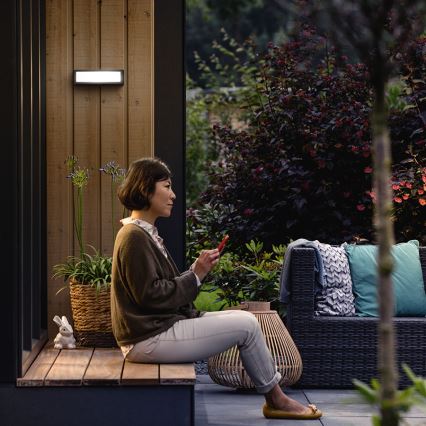 Philips 17354/93/P3 - Vonkajšie nástenné svietidlo MYGARDEN STRATOSPHERE LED/4,5W
