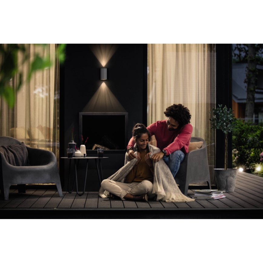 Philips - LED vonkajšie nástenné svietidlo 2xLED/4,5W IP44