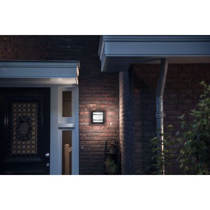 Philips 17394/93/P0 - LED Vonkajšie nástenné svietidlo MYGARDEN PETRONIA LED/12W