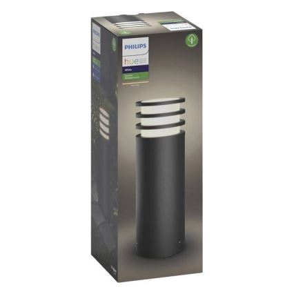 Philips - LED Stmievateľná vonkajšia lampa Hue LUCCA 1xE27/9,5W/230V IP44