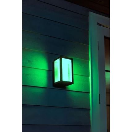 Philips 17429/30/P7 - LED RGB Vonkajšie nástenné svietidlo HUE IMPRESS LED/8W/230V IP44