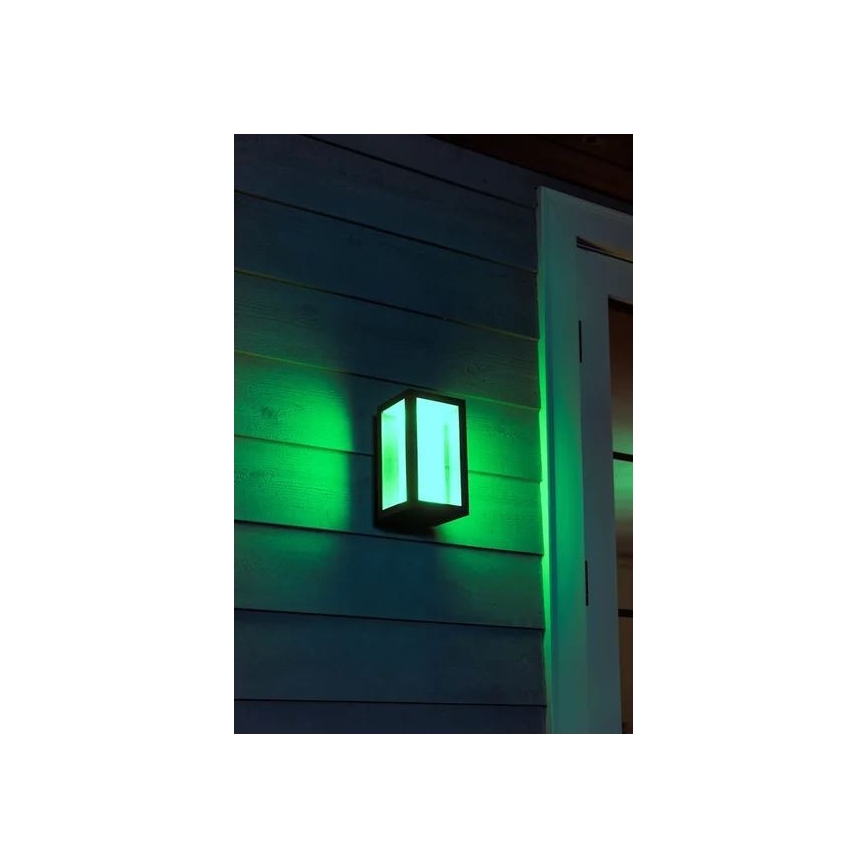 Philips 17429/30/P7 - LED RGB Vonkajšie nástenné svietidlo HUE IMPRESS LED/8W/230V IP44
