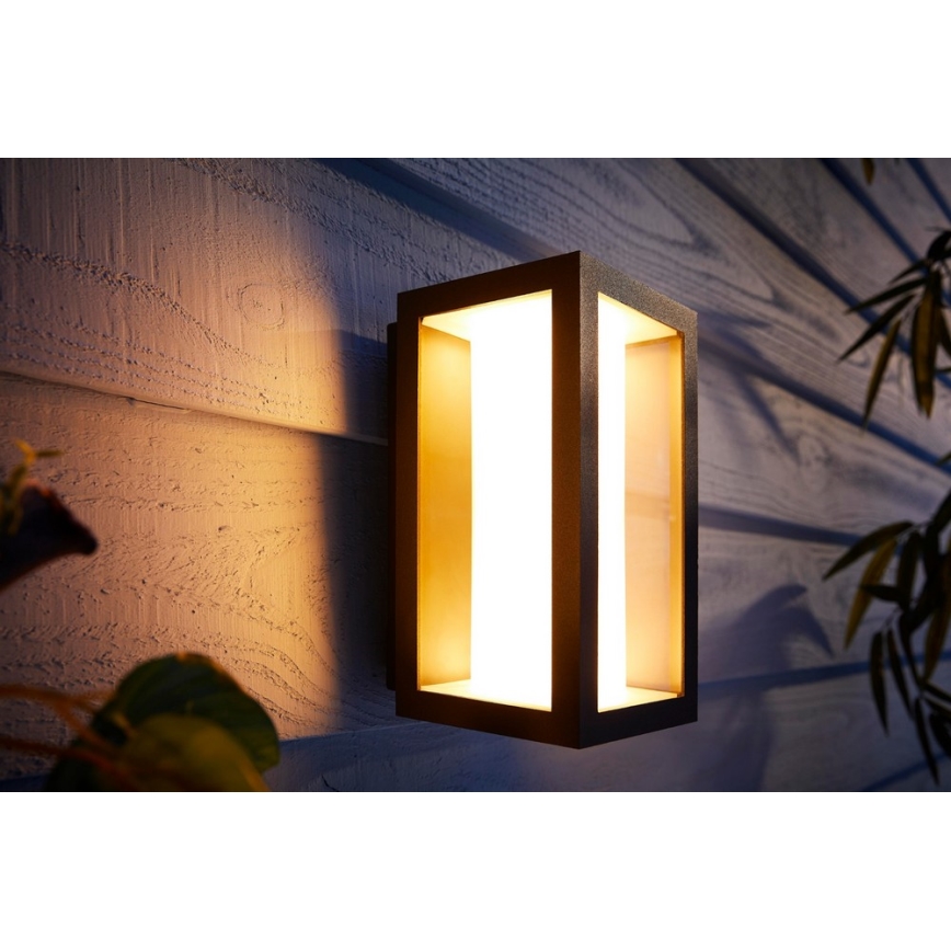Philips 17429/30/P7 - LED RGB Vonkajšie nástenné svietidlo HUE IMPRESS LED/8W/230V IP44