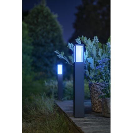 Philips - LED RGB Vonkajšia lampa Hue IMPRESS 2xLED/8W/230V IP44