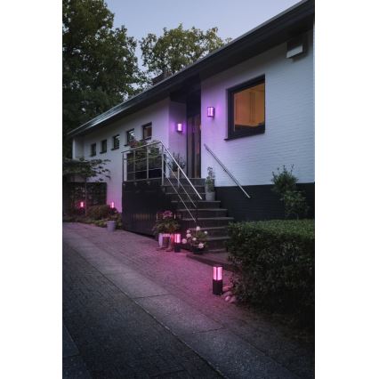 Philips - LED RGB Vonkajšia lampa Hue IMPRESS 2xLED/8W/230V IP44