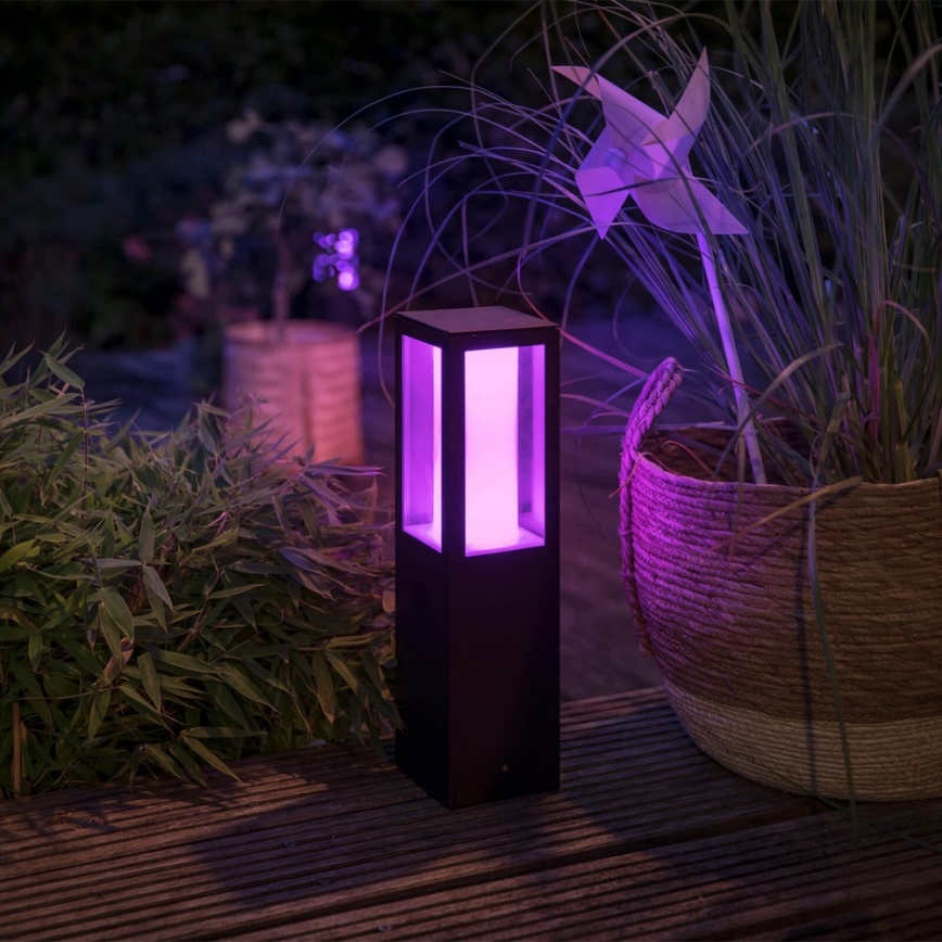 Philips 17434/30/P7 - LED RGB Vonkajšia lampa HUE IMPRESS LED/8W/230V IP44