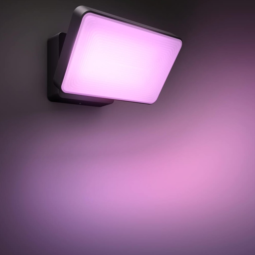 Philips 17435/30/P7 - LED RGB Vonkajší reflektor HUE DISCOVER LED/15W/230V IP44