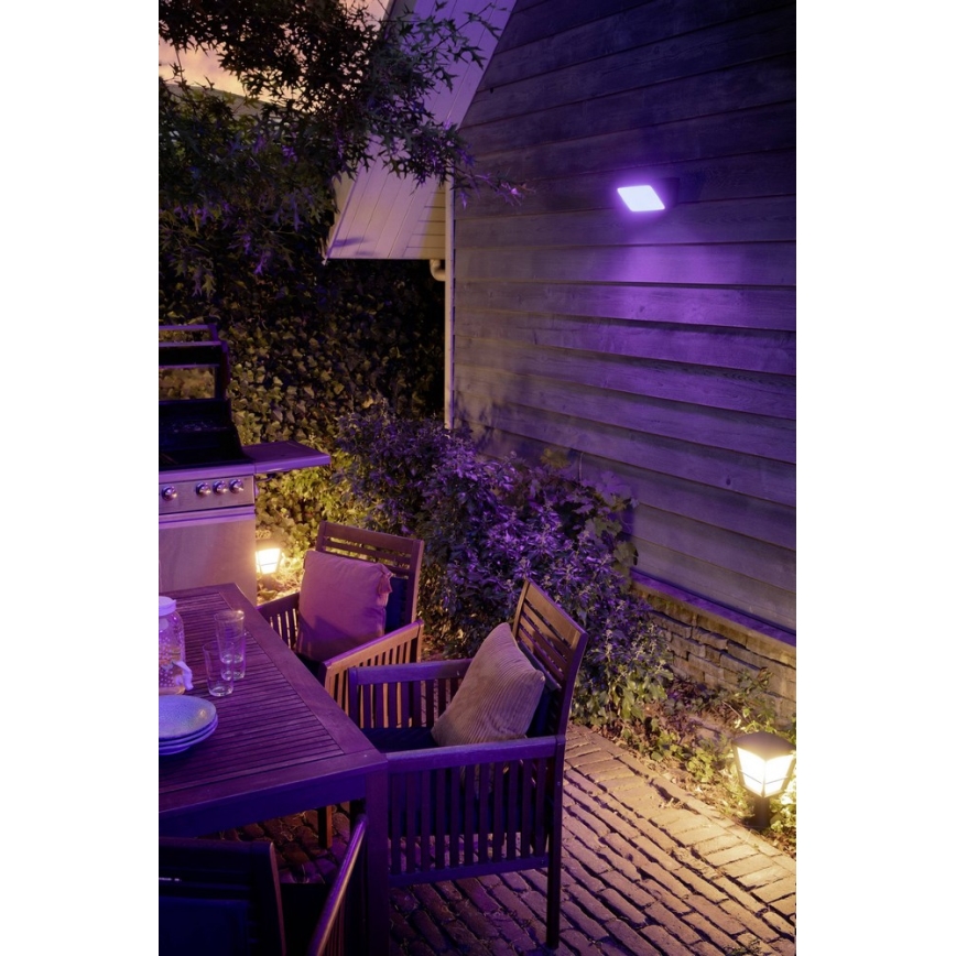 Philips 17435/30/P7 - LED RGB Vonkajší reflektor HUE DISCOVER LED/15W/230V IP44