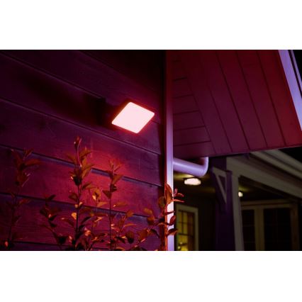 Philips - LED RGB Vonkajší reflektor Hue DISCOVER 2xLED/15W/230V IP44