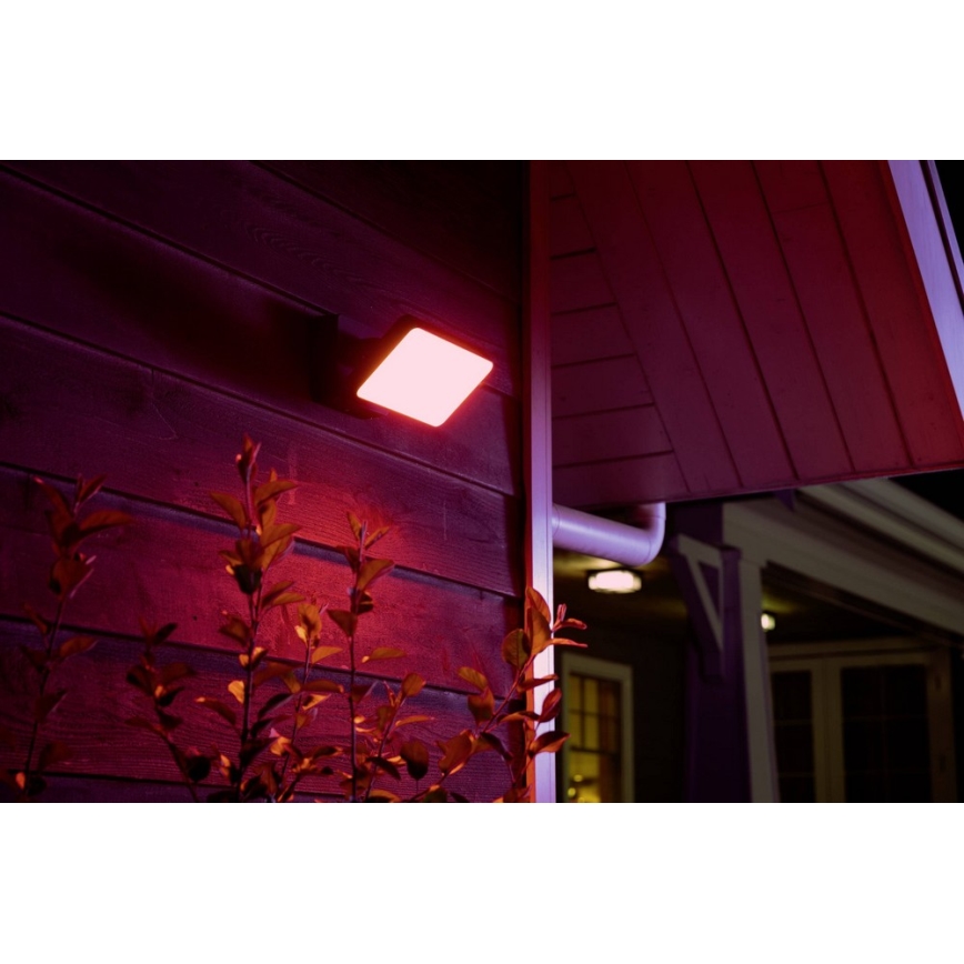 Philips 17435/30/P7 - LED RGB Vonkajší reflektor HUE DISCOVER LED/15W/230V IP44