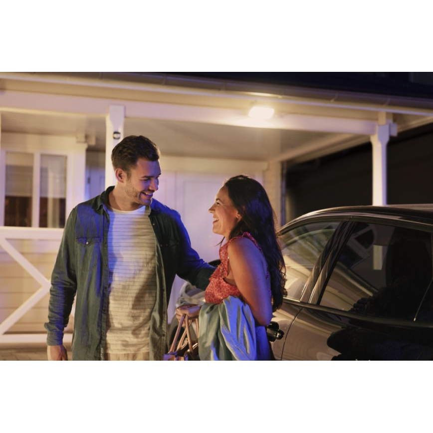 Philips 17436/30/P7 - LED Vonkajší reflektor HUE WARM WHITE 2xLED/15W/230V IP44