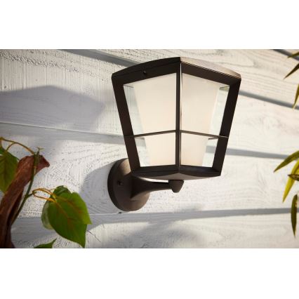 Philips 17439/30/P7 - LED RGB Vonkajšie nástenné svietidlo HUE ECONIC LED/15W/230V IP44